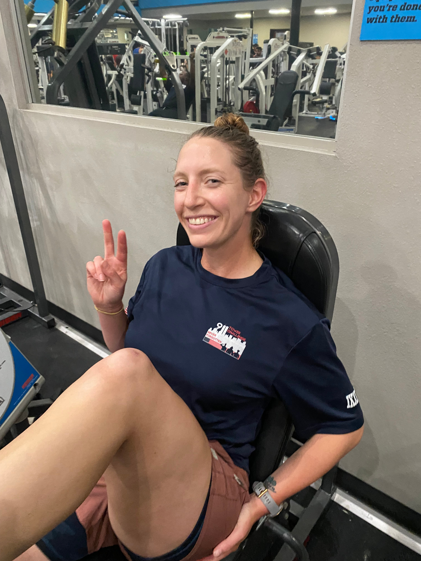 Gym training session